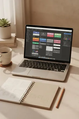 Workspace de diseño en Figma