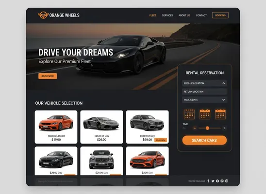 Orange Wheels